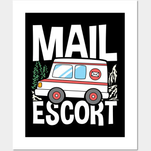 Mail Escort - Mail Carrier Posters and Art